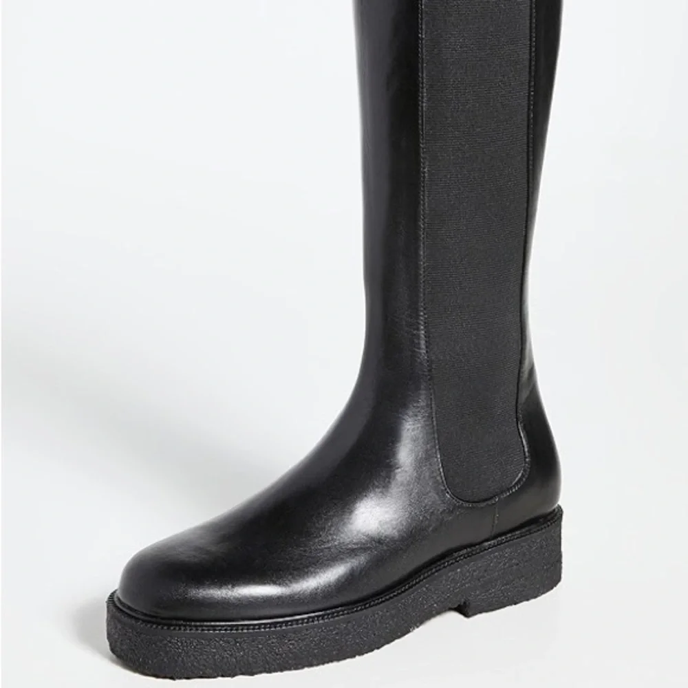 STAUD Black Over the Knee Boots
